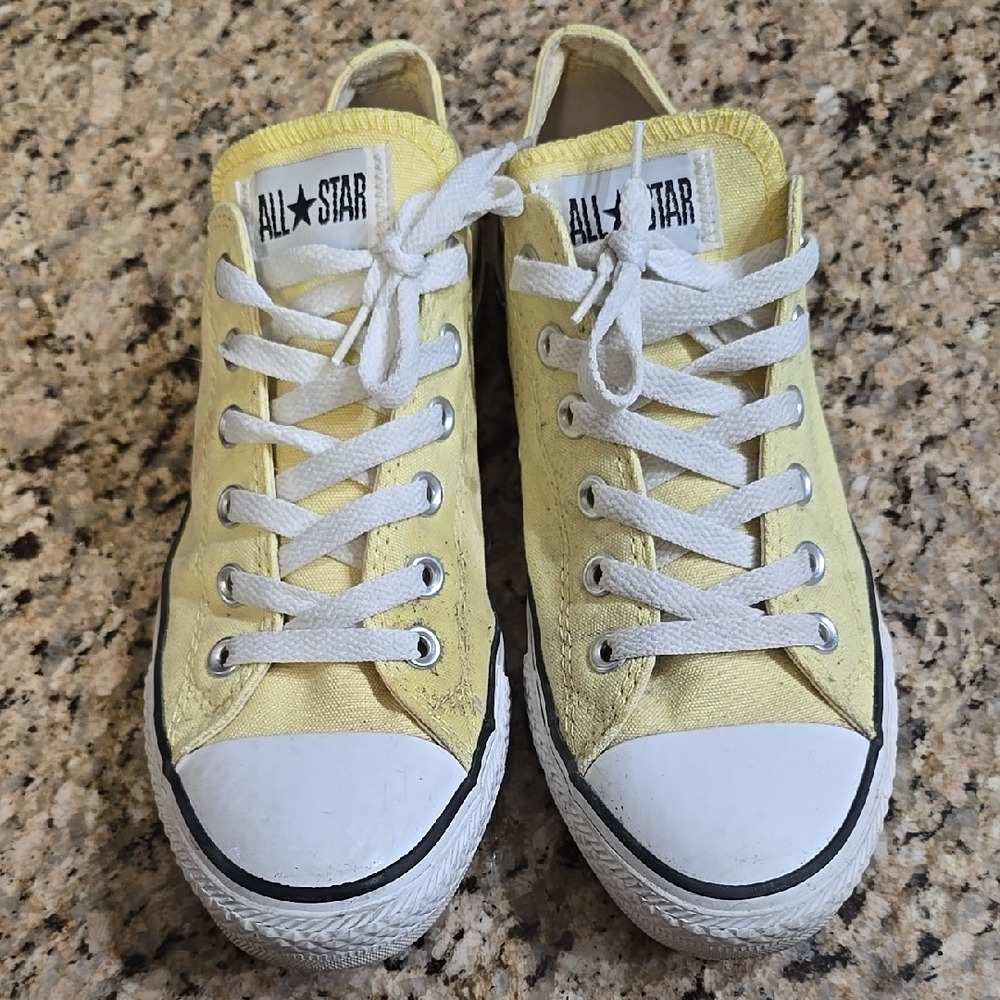Yellow Canvas Sneakers